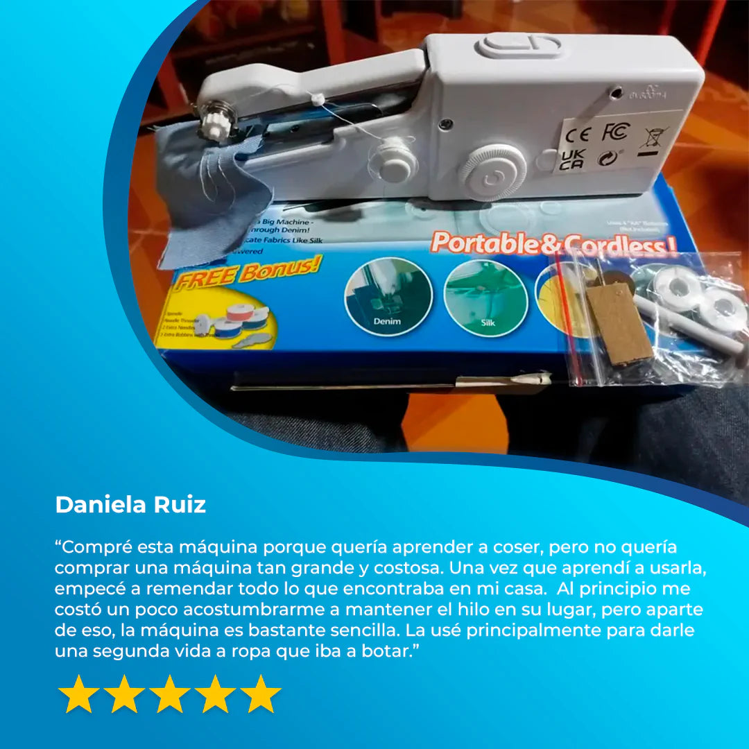 Mini Máquina De Coser Portatil Handy Stitch